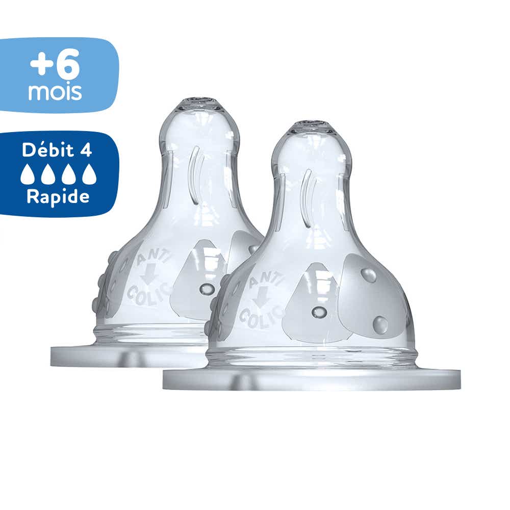 DODIE TEAT 6 MONTHS WIDE FLOW COLLAR 4 2 UNITS