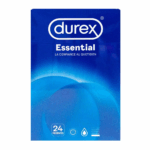 DUREX ESSENTIAL EXTRA LUBRICATED CONDOMS 24 UNITS