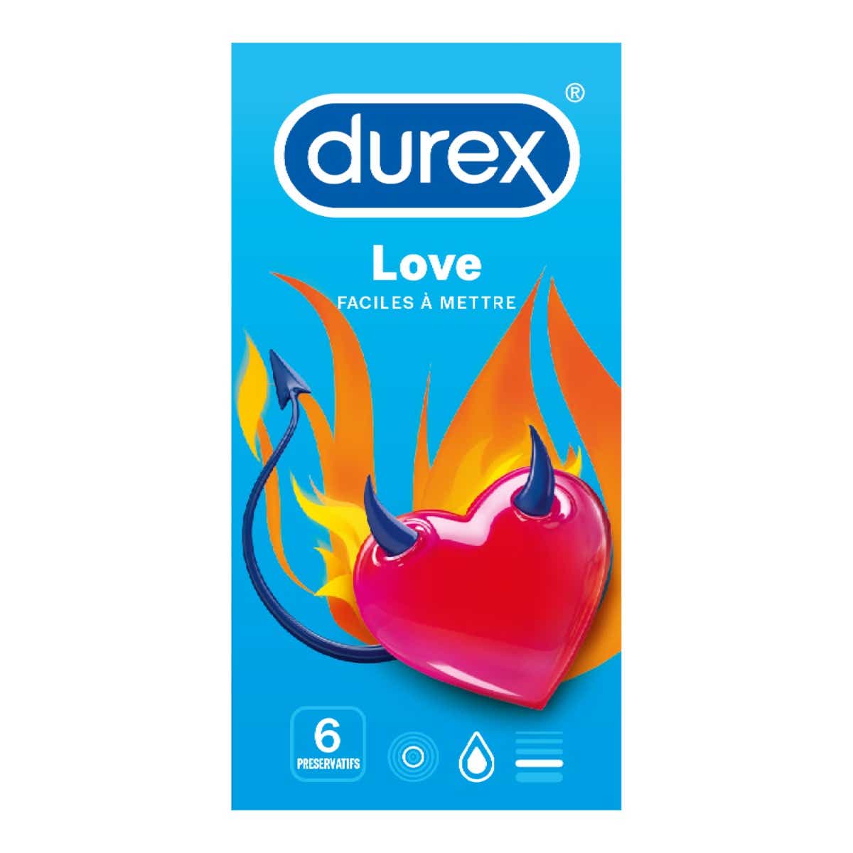 DUREX LOVE 6 CONDOMS