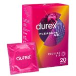 DUREX PLEASURE ME ULTRA BEADED LUBRICATED CONDOMS 20 UNITS