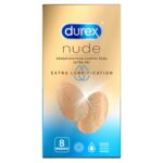 DUREX NUDE CONDOM EXTRA LUBRICATION 8 UNITS