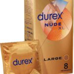 DUREX NUDE XL CONDOMS 8 UNITS