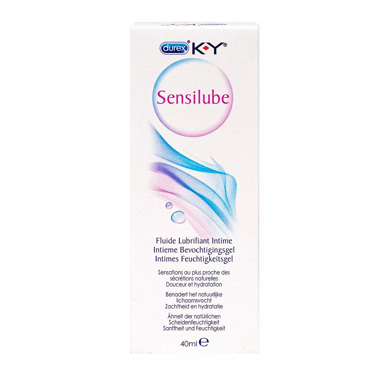 DUREX SENSILUBE INTIMATE LUBRICANT FLUID BOTTLE 40ML