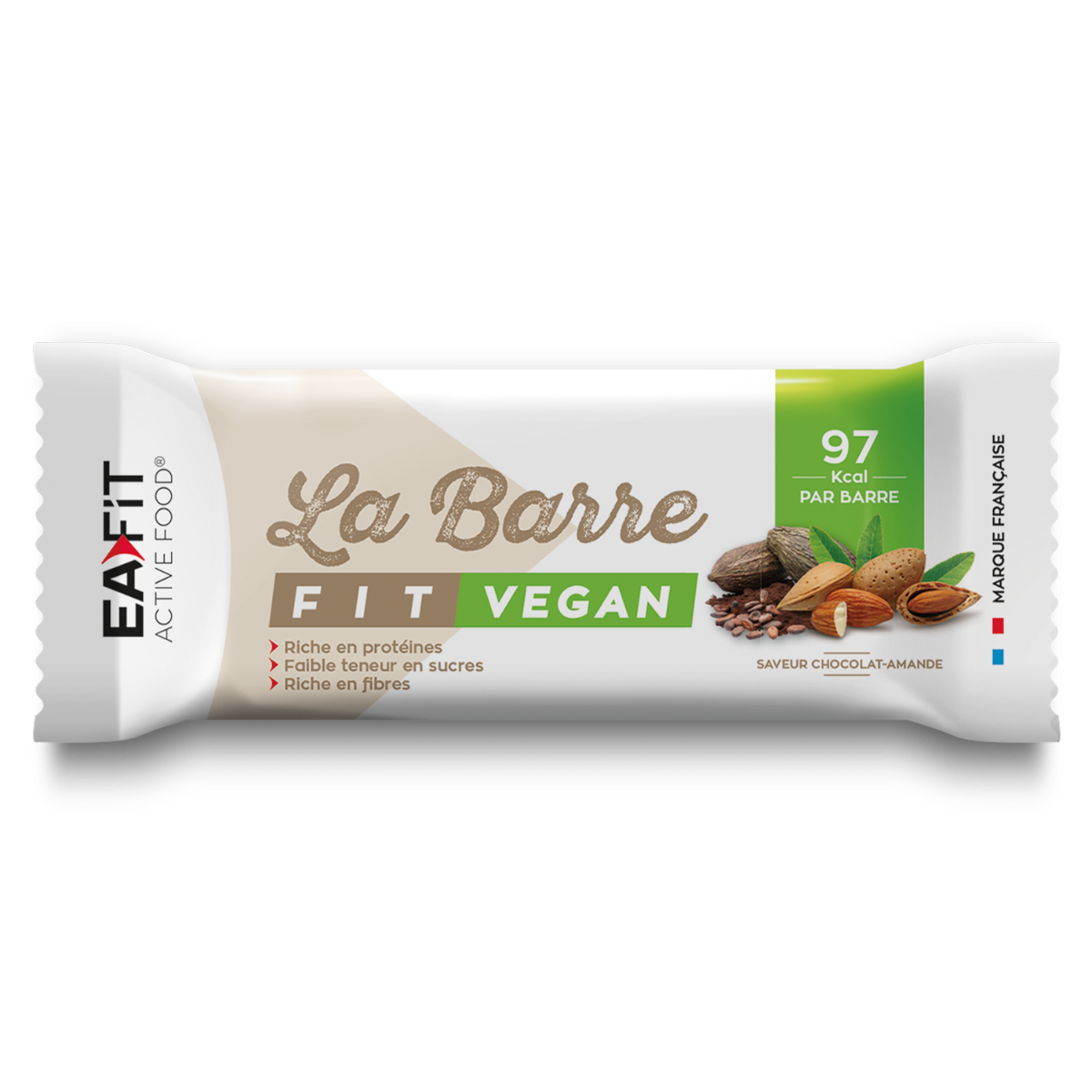 EAFIT ACTIVE FOOD VEGAN FIT BAR CHOCOLATE ALMOND FLAVOR 28G