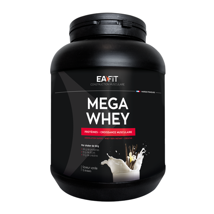 EAFIT MUSCLE BUILDING MEGA WHEY VANILLA 750G