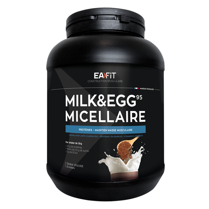 EAFIT MUSCLE CONSTRUCTION MILK EGG 95 MICELLAR CHOCOLATE 750G
