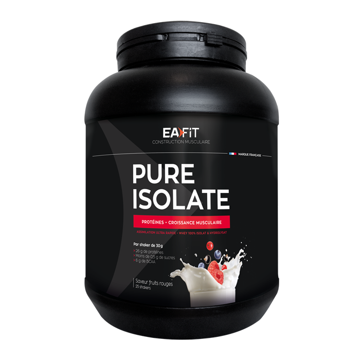 EAFIT MUSCLE BUILDING PURE ISOLATE RED FRUITS 750G