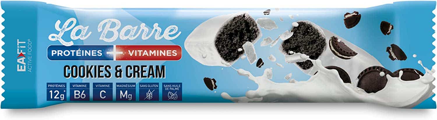 EAFIT COOKIES CREAM PROTEIN BAR 1278G