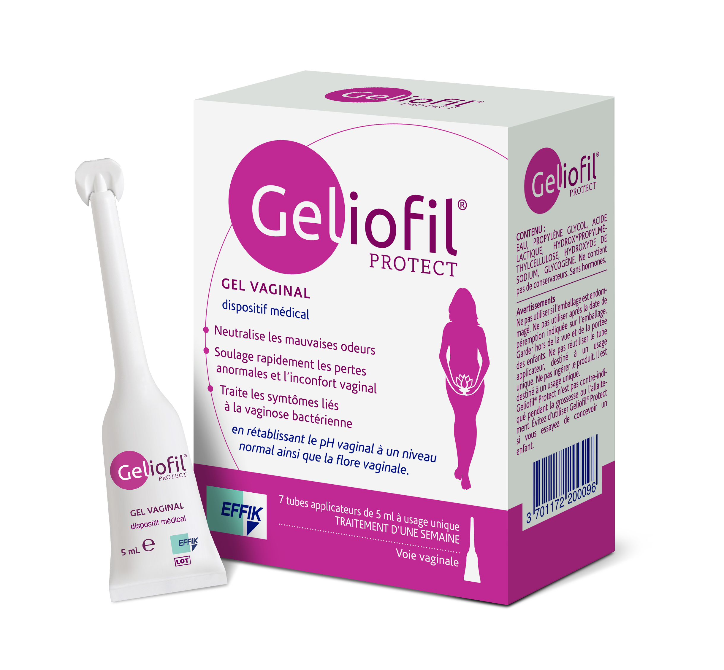 EFFIK GELIOFIL CLASSIC VAGINAL GEL 7 X 5 ML