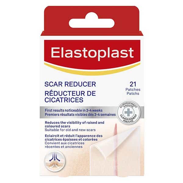 ELASTOPLAST TRANSPARENT SCAR REDUCING PATCHES 68X38MM 21 UNITS