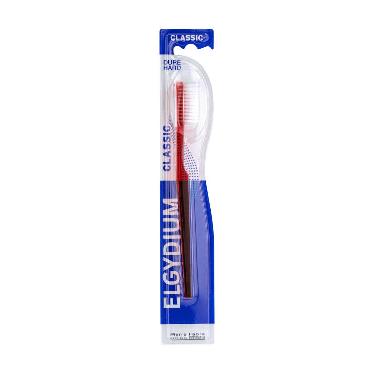 ELGYDIUM CLASSIC STANDARD HARD LONG HEAD TOOTHBRUSH 1 UNIT