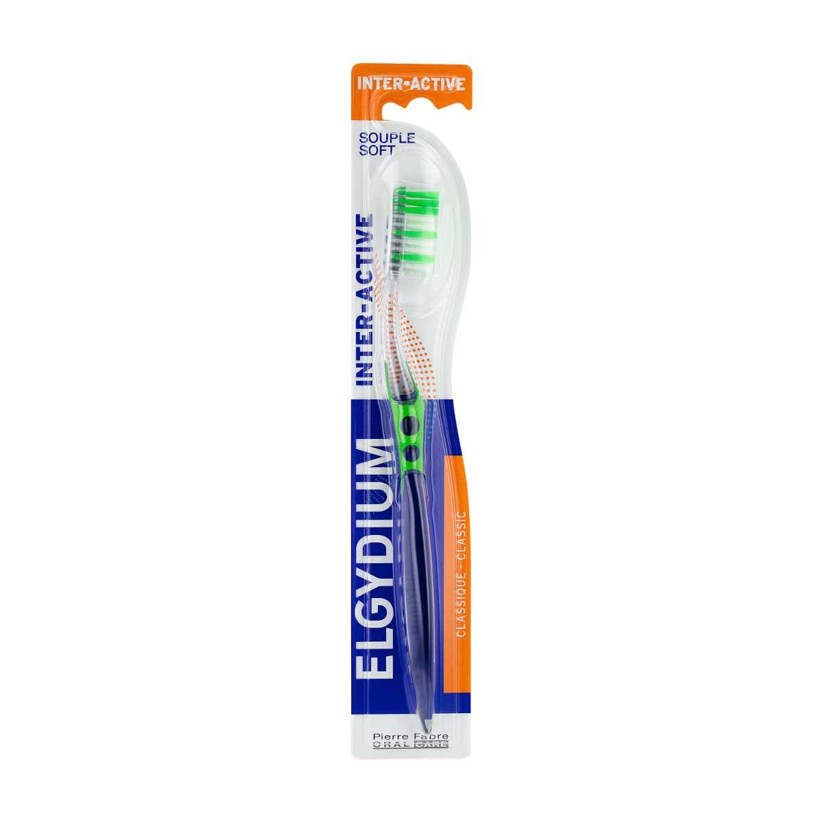 ELGYDIUM INTER ACTIVE CLASSIC SOFT TOOTHBRUSH 1 UNIT