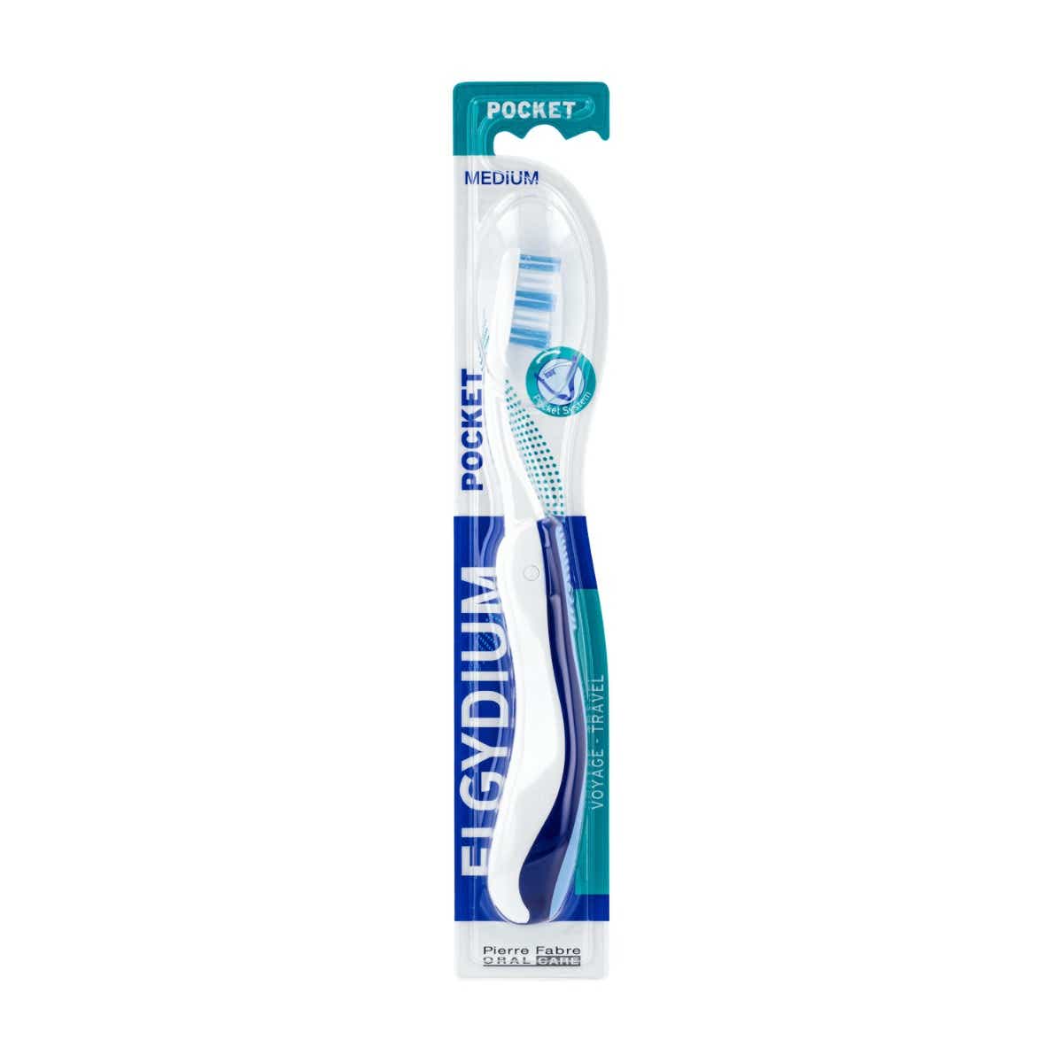 ELGYDIUM POCKET TOOTHBRUSH MEDIUM