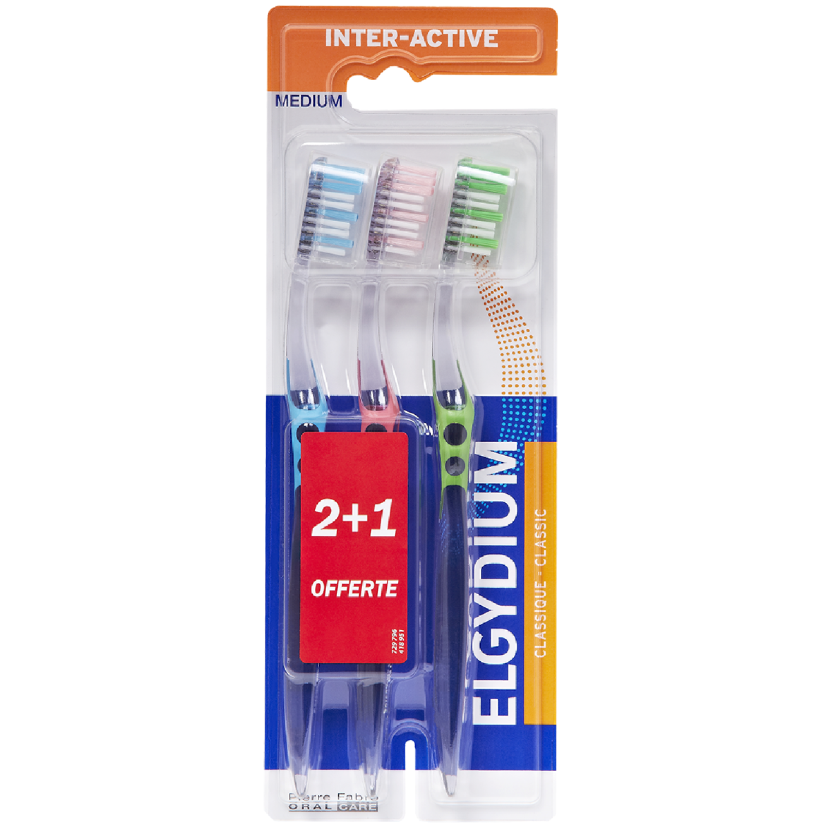 ELGYDIUM INTERACTIVE TOOTHBRUSH MEDIUM 2 1