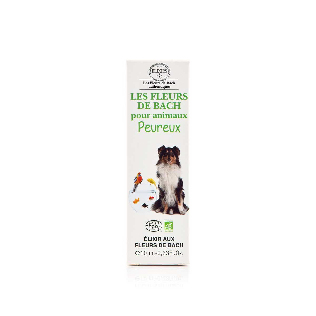 ELIXIRS CO SPRAY BACH FLOWERS FOR FEARFUL ANIMALS ORGANIC 10ML