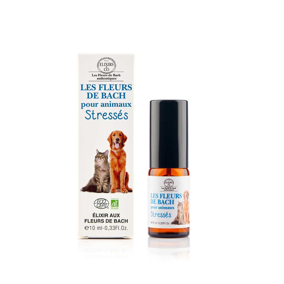 ELIXIRS CO SPRAY BACH FLOWERS ANIMALS STRESS ORGANIC 10ML