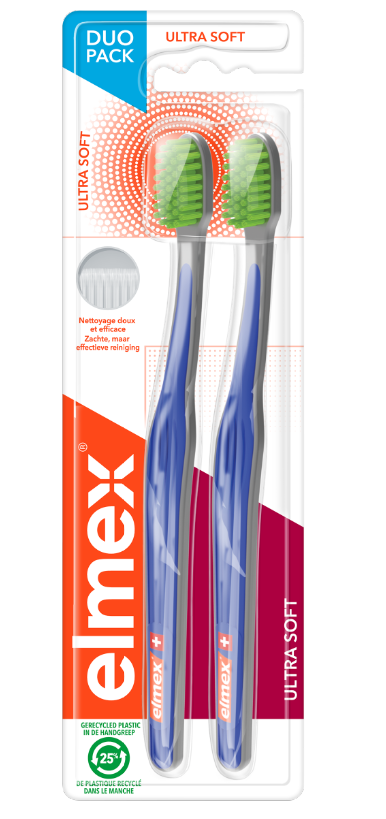 ELMEX ULTRA SOFT ANTI-CARIES TOOTHBRUSH 2 UNITS