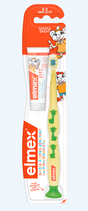 ELMEX BEGINNER TOOTHBRUSH 0 TO 3 YEARS 1 UNIT