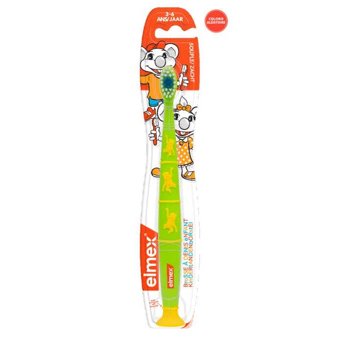 ELMEX TOOTHBRUSH FOR CHILDREN 3 TO 6 YEARS OLD 1 UNIT