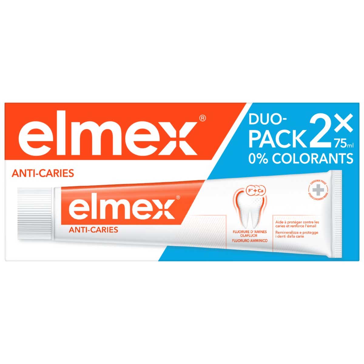 ELMEX ANTI-CARIES TOOTHPASTE 2X75ML