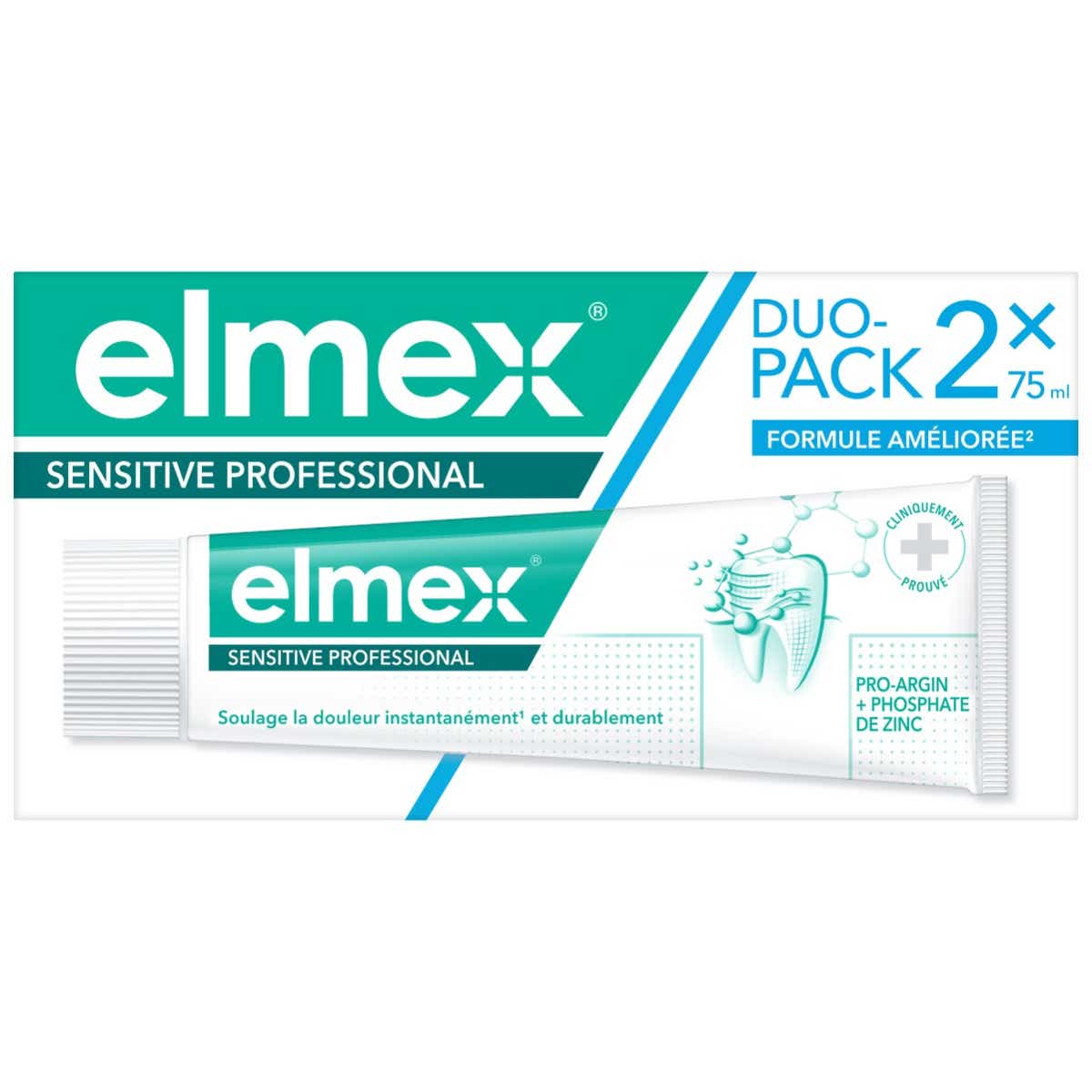 ELMEX SENSITIVE PROFESSIONAL CLASSIC TOOTHPASTE 2X75ML