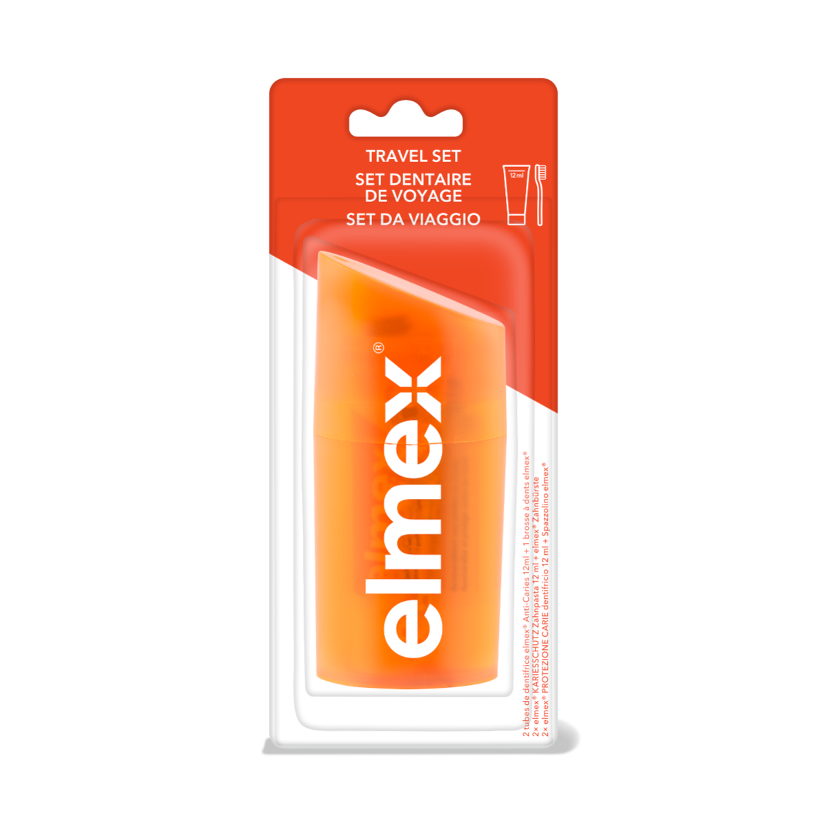 ELMEX ELMEX TRAVEL SET 2 X 12 ML 1 TOOTHBRUSH