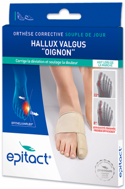 EPITACT HALLUX VALGUS FLEXIBLE DAY CORRECTIVE ORTHOSIS SIZE S
