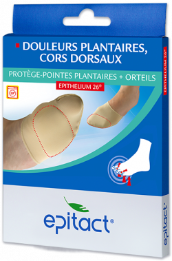 EPITACT PROTECTORS PLANTAR POINTS TOES PLANTAR PAIN AND DORSAL CORNS SIZE M 1 PAIR