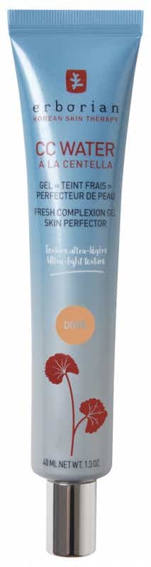 ERBORIAN CC WATER FRESH COMPLEXION GEL GOLDEN TINTED SKIN PERFECTOR 40ML