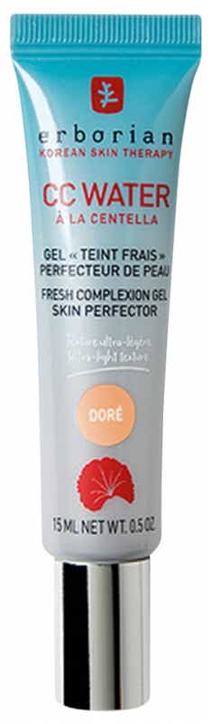 ERBORIAN CC WATEUR CENTELLA FRESH COMPLEXION GEL GOLDEN TINTED SKIN PERFECTOR 15ML