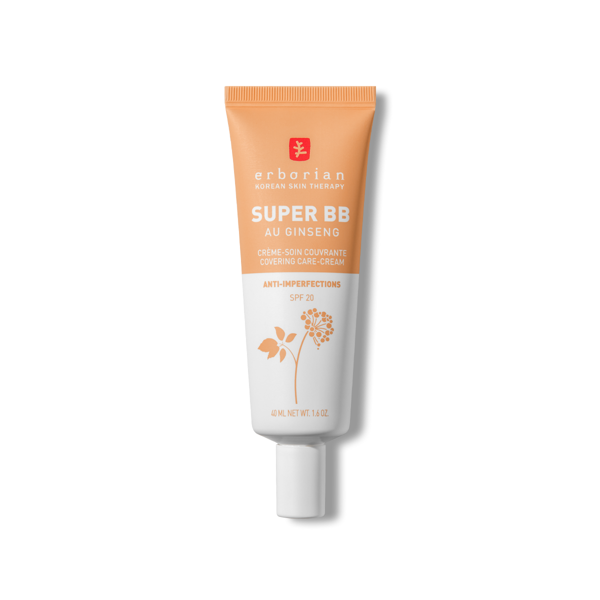 ERBORIAN SUPER BB CREAM COVERING CARE ANTI IMPERFECTIONS SPF20 SKIN WITH IMPERFECTIONS 40ML