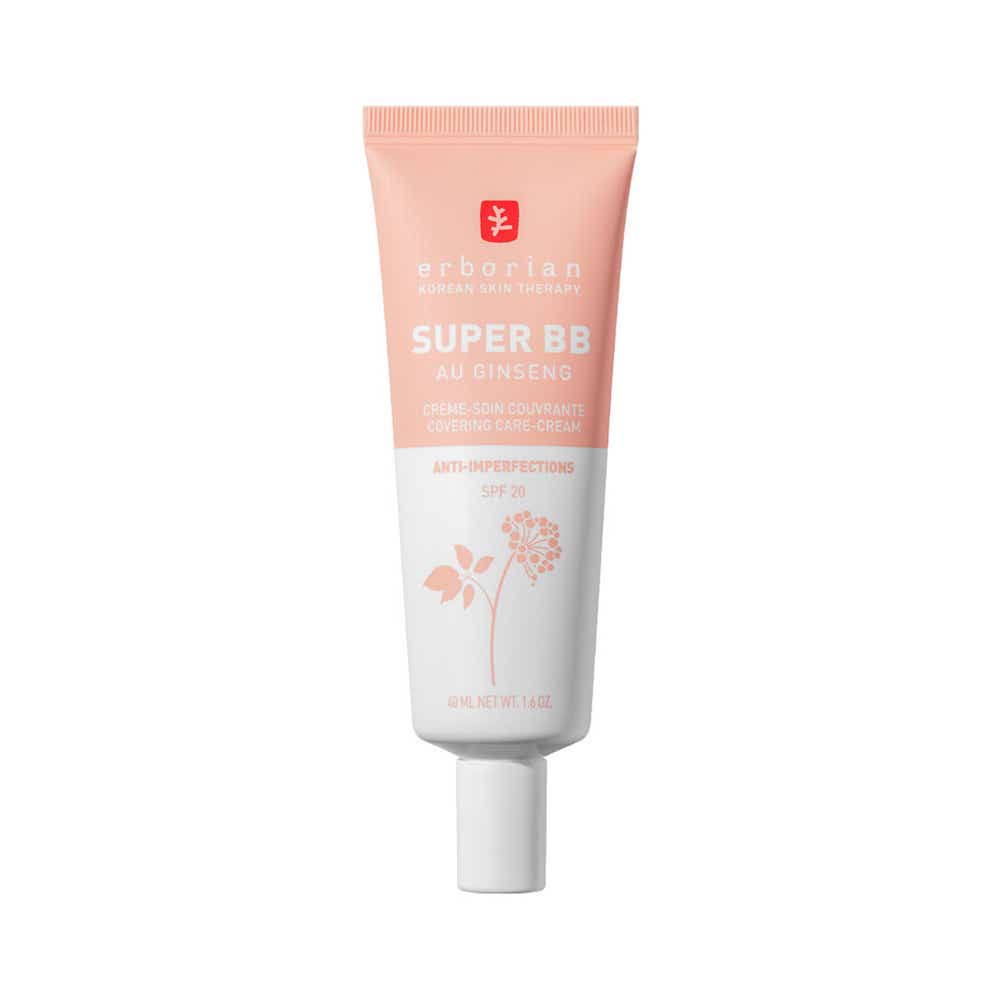ERBORIAN SUPER BB CREAM COVERING CARE ANTI IMPERFECTIONS LIGHT TINTED SPF20 SKIN WITH IMPERFECTIONS 40ML