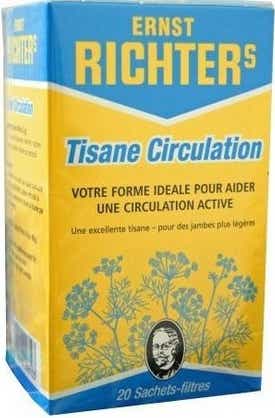 ERNST RICHTER S CIRCULATION TISANE 20 BAGS OF 2G