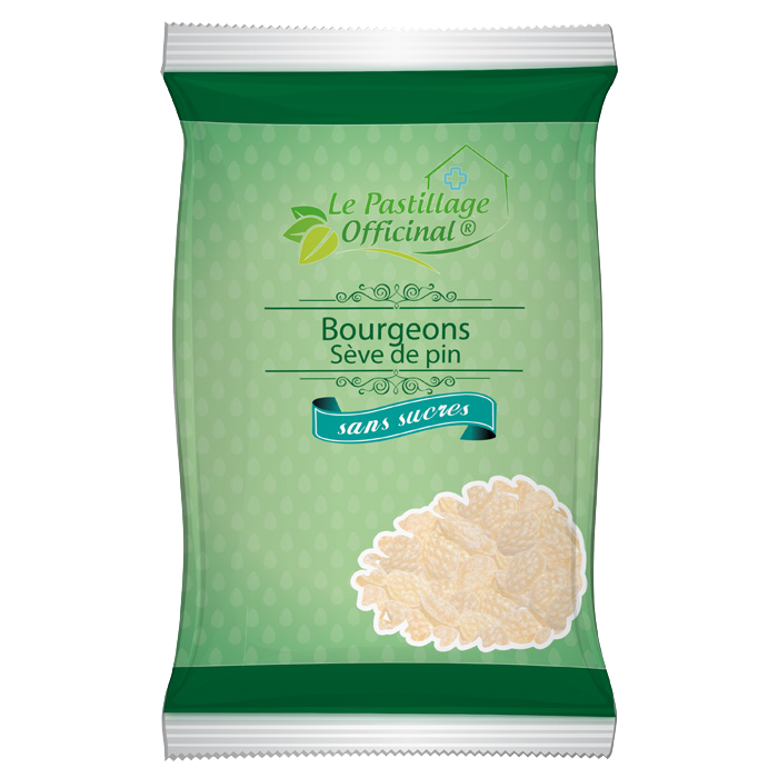 ESTIPHARM LE PASTILLAGE OFFICINAL SUGAR-FREE PINE BUDS PASTILLES 100G