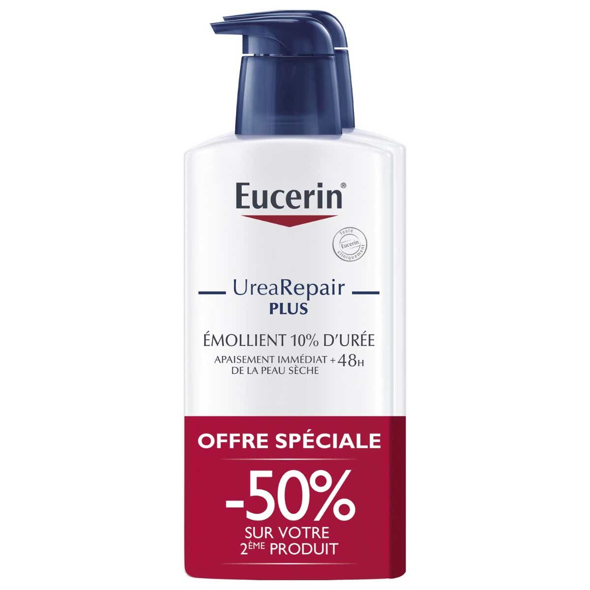 EUCERIN COMPLETE REPAIR EMOLLIENT REPAIR 10 DURATION UREA 2X400ML