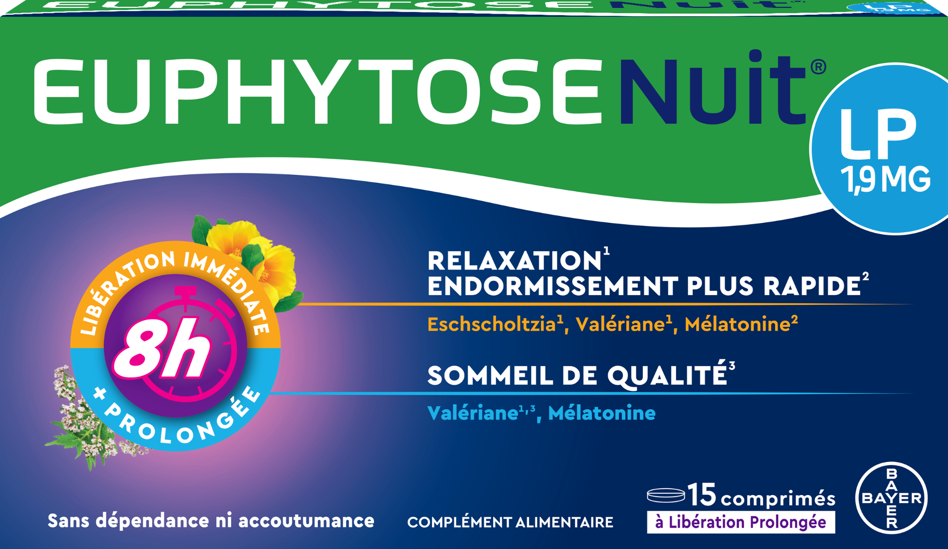 EUPHYTOSIS NIGHT 15 TABLETS