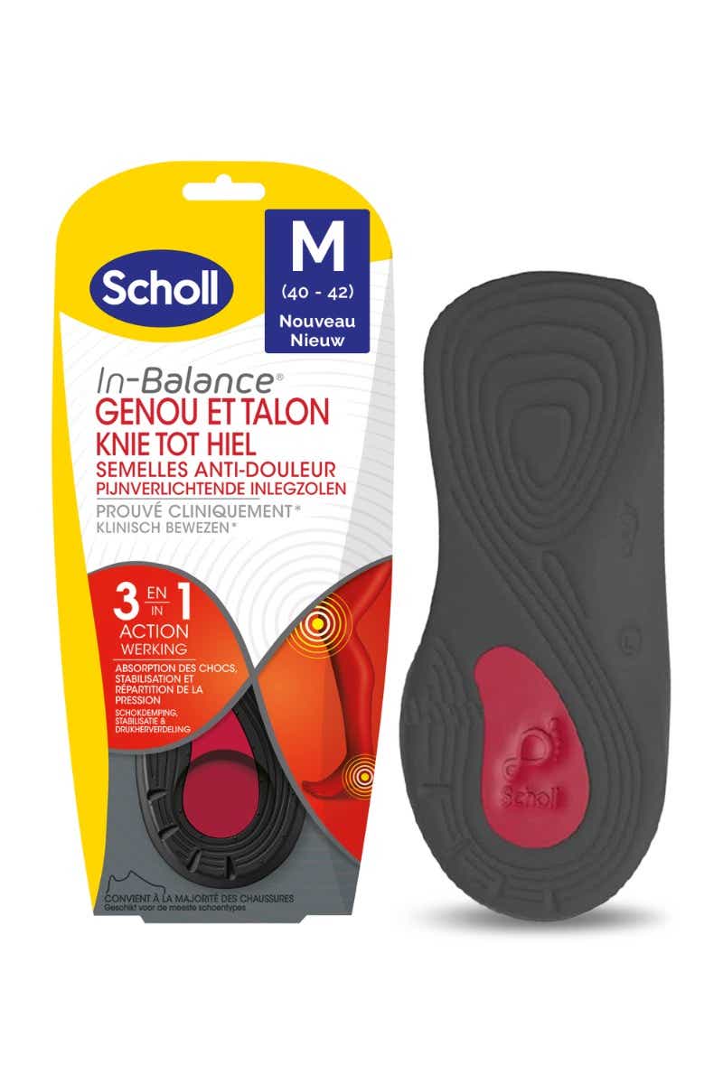 EXPERTSUPPORT ANTI-PAIN INSOLES KNEE AND HEEL SIZE 40 42