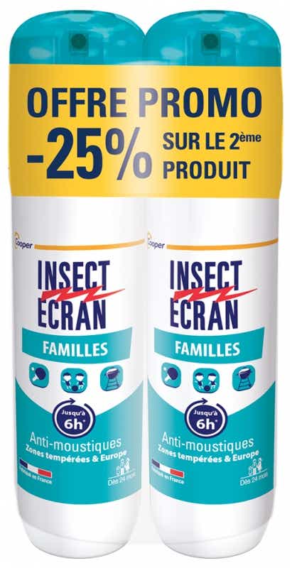 FAMILIES ANTI MOSQUITO SKIN REPELLENT 2X100ML
