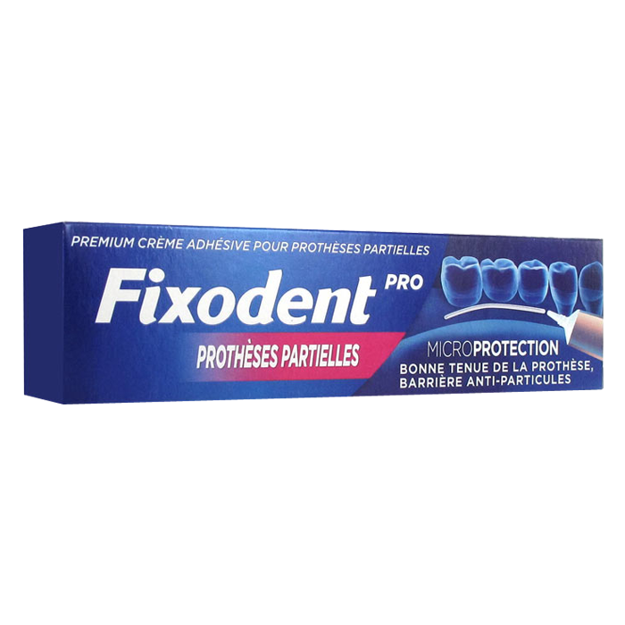 FIXODENT ADHESIVE CREAM FOR PARTIAL DENTURES 40G