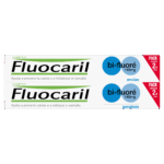 FLUOCARIL BI FLUORINATED TOOTHPASTE 145MG GUMS 2 TUBES OF 75ML