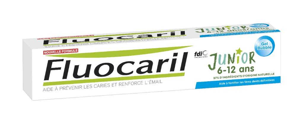 FLUOCARIL JUNIOR TOOTHPASTE 6 12 YEARS BUBBLE GUM 75ML