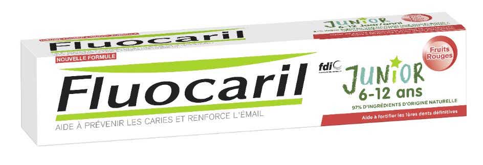 FLUOCARIL JUNIOR TOOTHPASTE 6 12 YEARS RED FRUIT 75ML