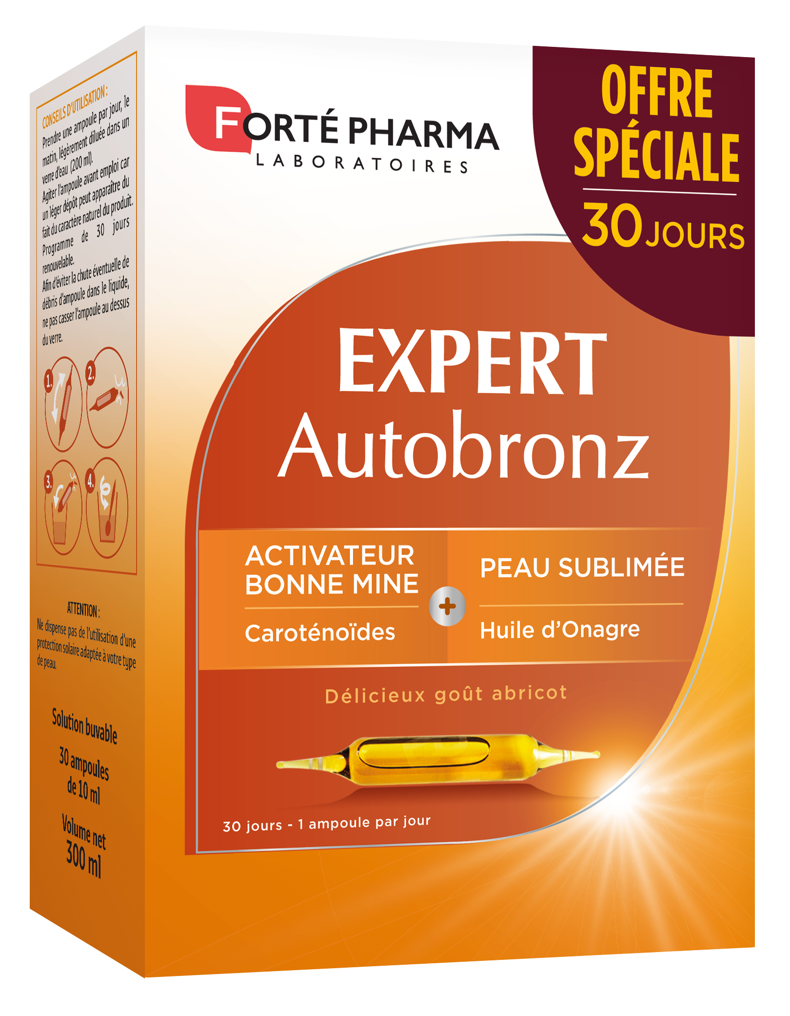 FORTE PHARMA EXPERT AUTOBRONZ 30 DRINABLE BULBS