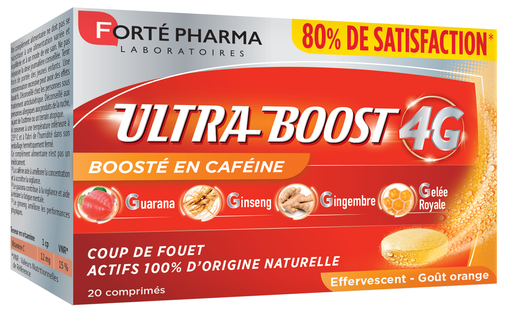 FORTE PHARMA VITALITE 4G ULTRA BOOST 20 EFFERVESCENT TABLETS