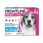 FRONTLINE TRI ACT SPOT ON DOGS 10 TO 20KG 6 PIPETTES OF 4ML