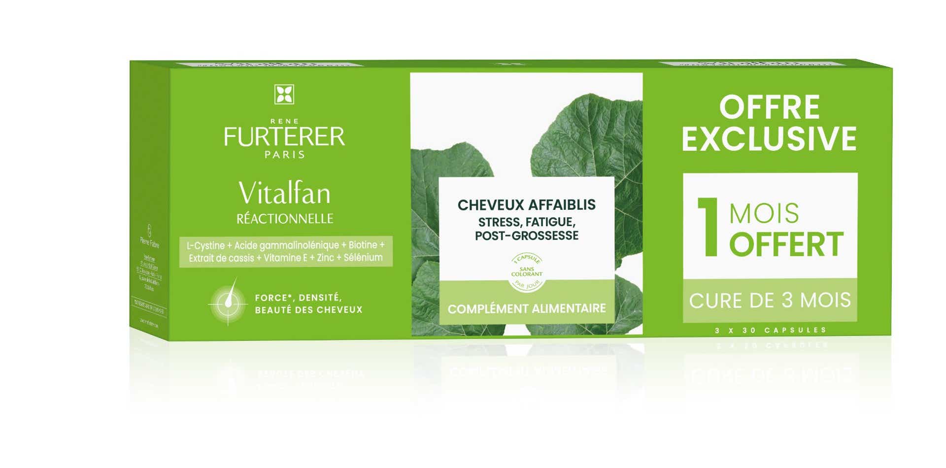 FURTERER VITALFAN ANTI REACTIONAL FALL 3X30 CAPSULES