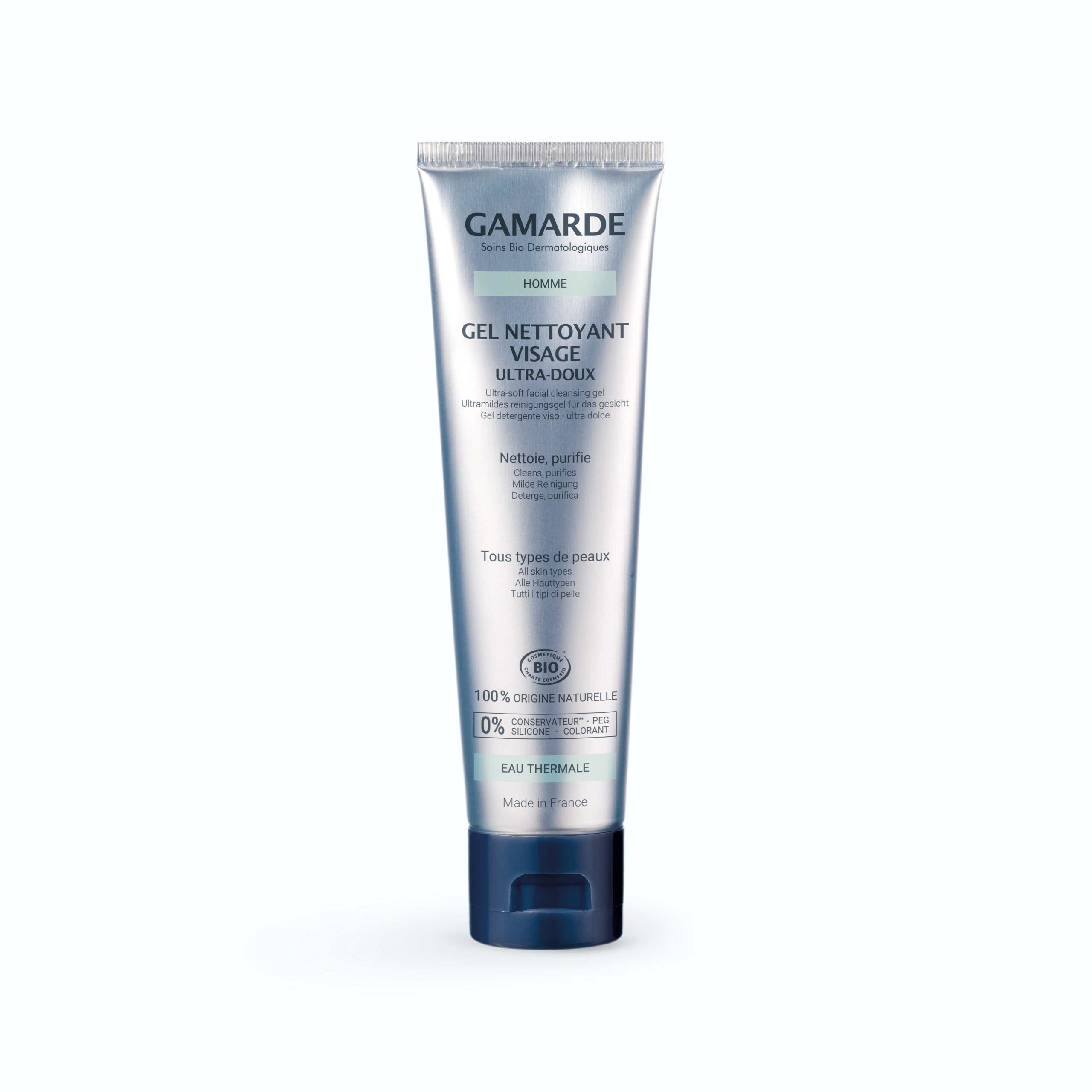 GAMARDE HOMME ULTRA GENTLE FACIAL CLEANSER GEL 100G