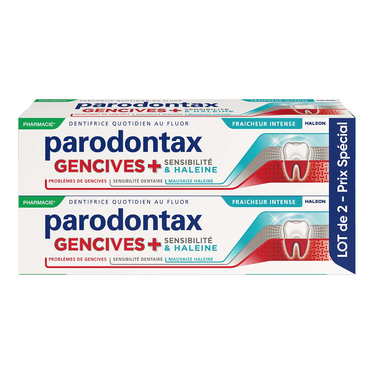 GUMS SENSITIVITY BREATH TOOTHPASTE INTENSE FRESHNESS 2X75ML