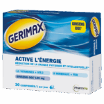 GERIMAX ACTIVATES ENERGY REDUCTION OF PHYSICAL AND INTELLECTUAL FATIGUE 30 TABLETS