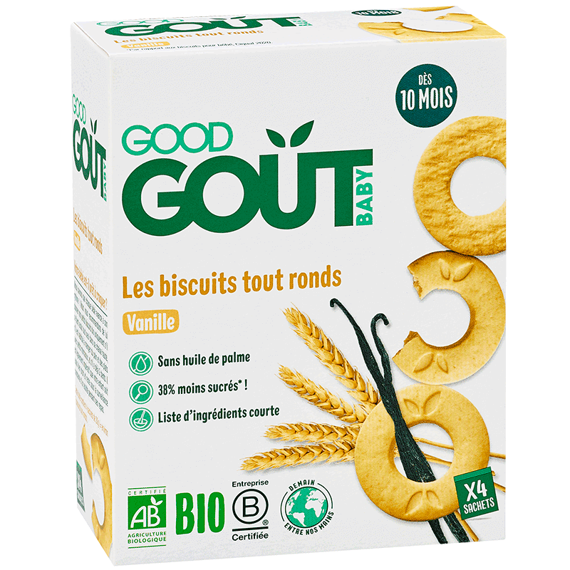 GOOD GOUT ALL ROUND VANILLA COOKIES 80G